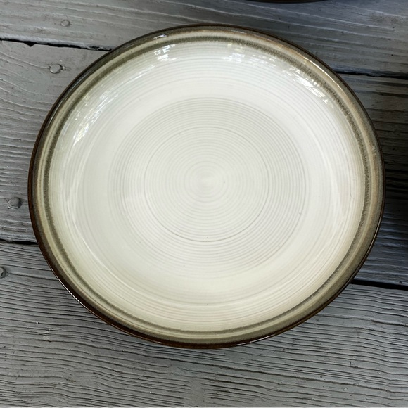 Sango Jetta Black Set of 2 Dinner and 2 salad  Plates